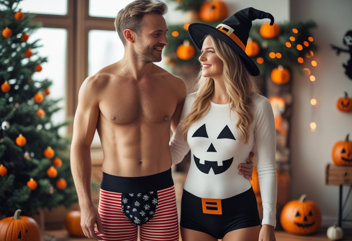 Sådan kombinerer du juleundertøj med halloween kostumer til jul